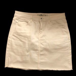 Vineyard Vines White Denim Skirt